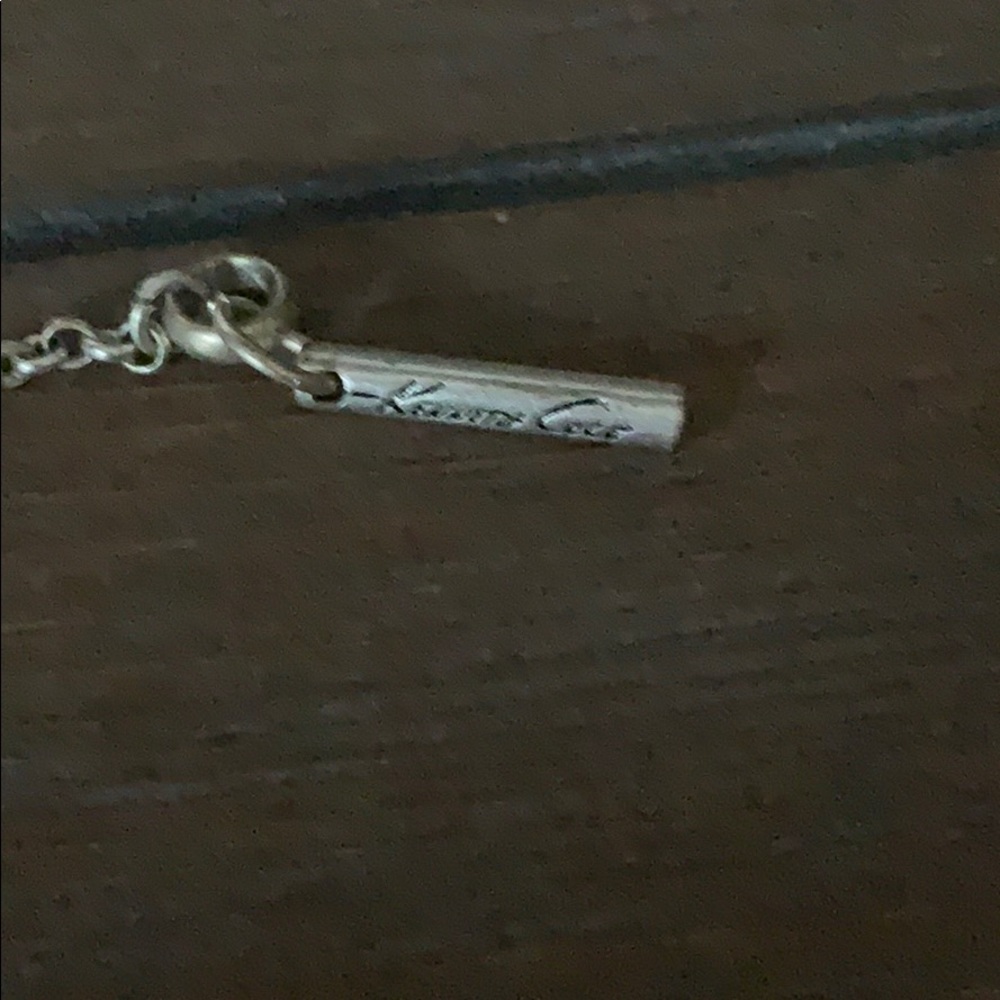 Kenneth Cole Silver Single Ring Statement Necklace - image 4